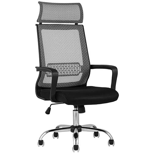 Кресло офисное TopChairs Style, серое УТ000001941